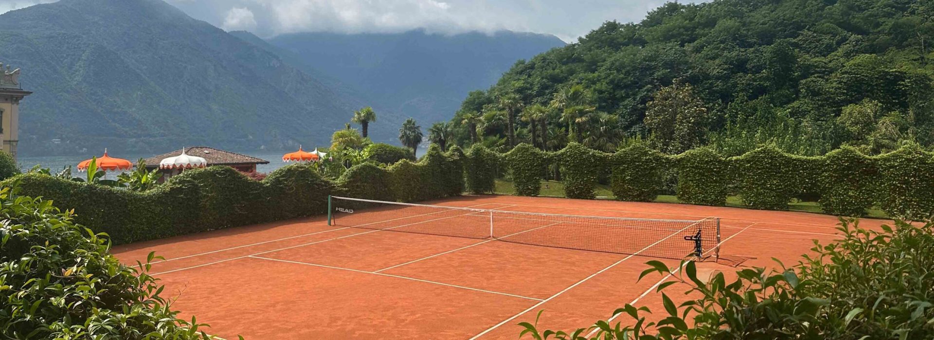 Serenity Serve: Tennis Court Overlooking Lake Como