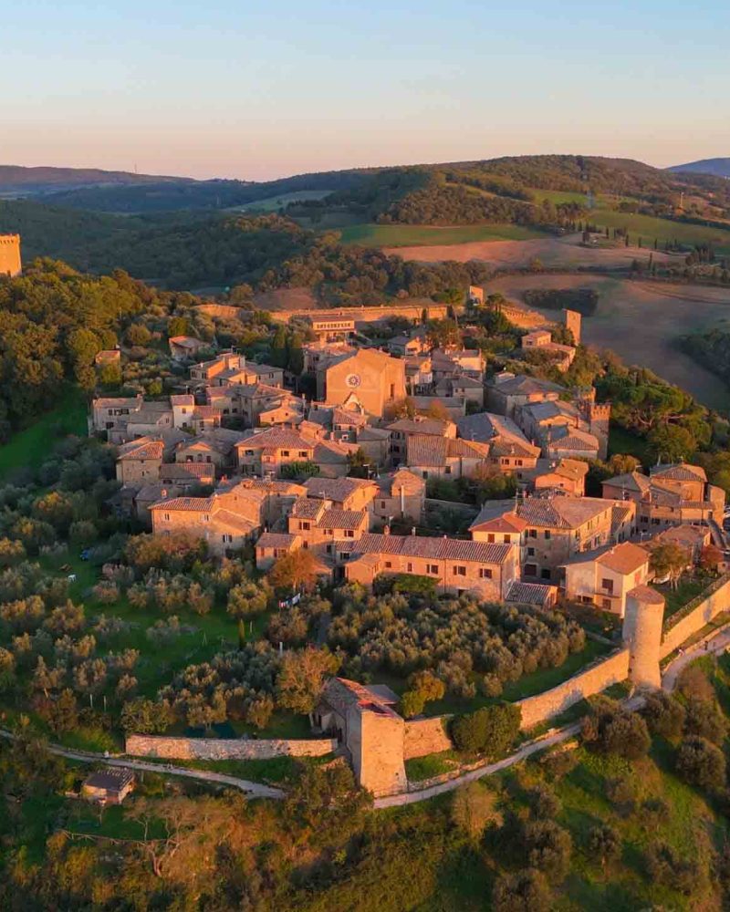 Nuovi fotomontaggi - Heli medieval village - Monticchiello