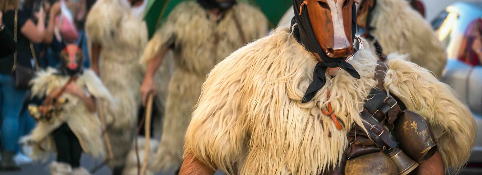 Maschere di carnevale alle Cortés Apertas, Ottana - Sardegna