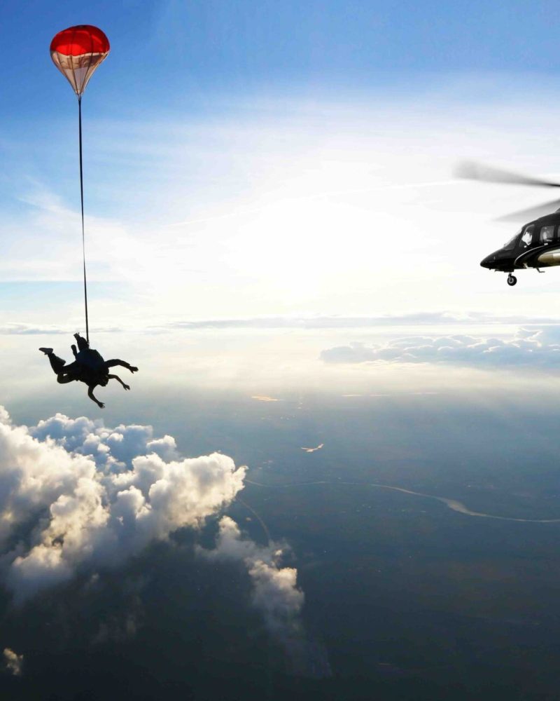 skydiving hero